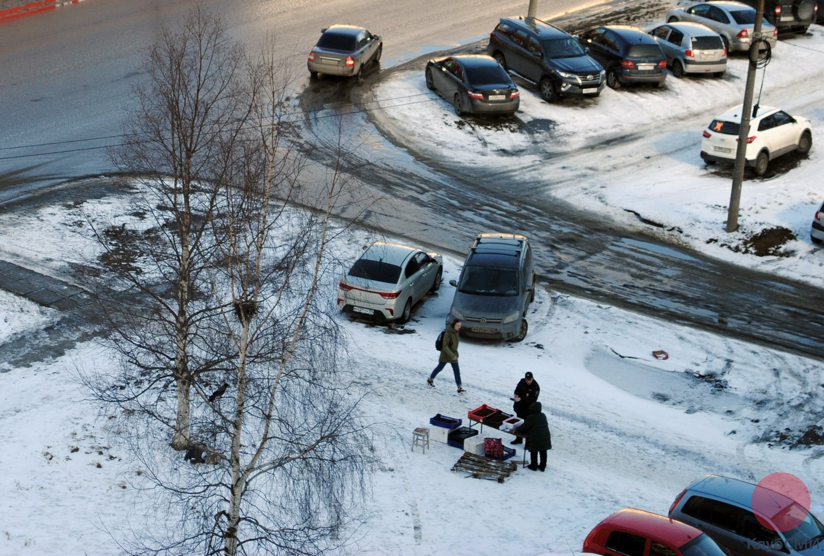 В Северодвинске уличные торговцы продолжают торговать во время самоизоляции